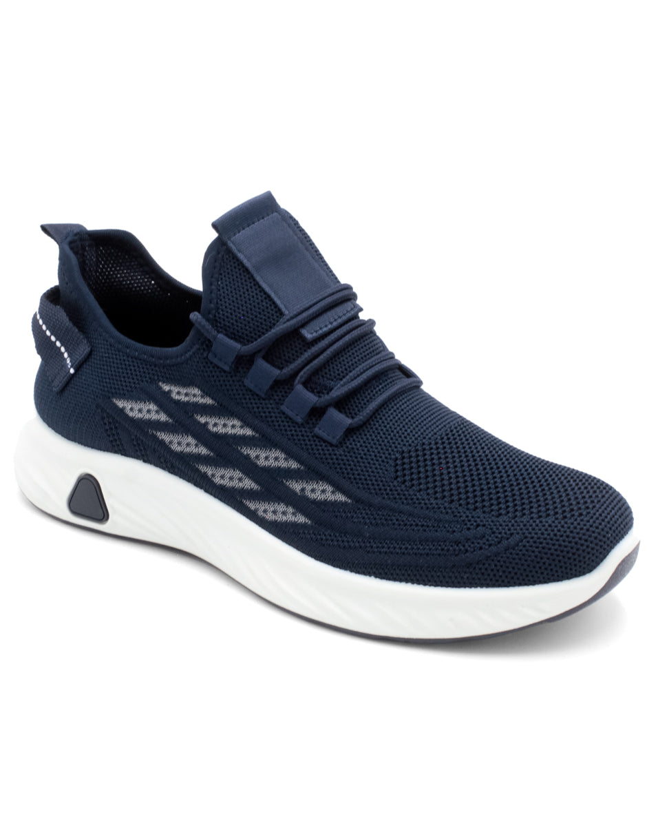 Tenis tipo deportivo Exterior Textil Color Azul Para Hombre De RBMOVE