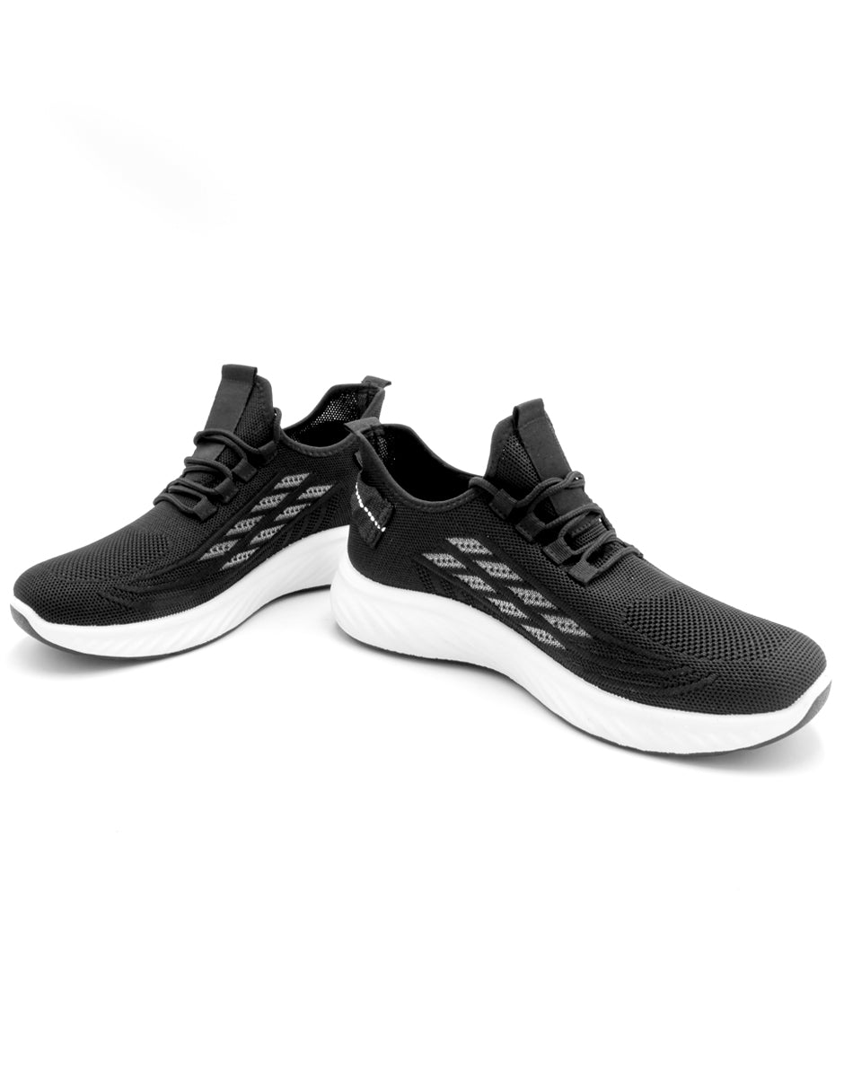 Tenis tipo deportivo Exterior Textil Color Negro Para Hombre De RBMOVE