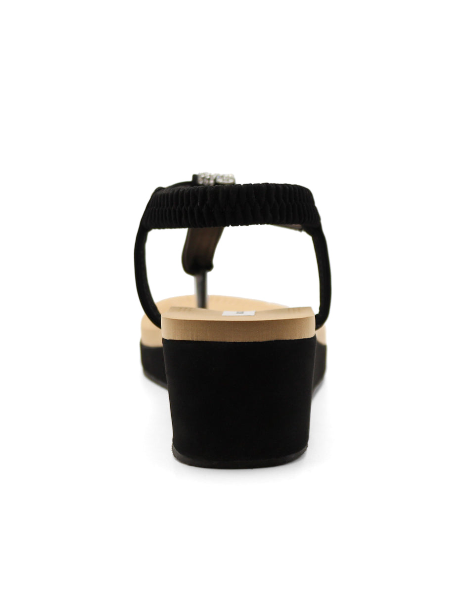 Sandalias de piso  Color Negro Para Mujer De RBCOLLECTION