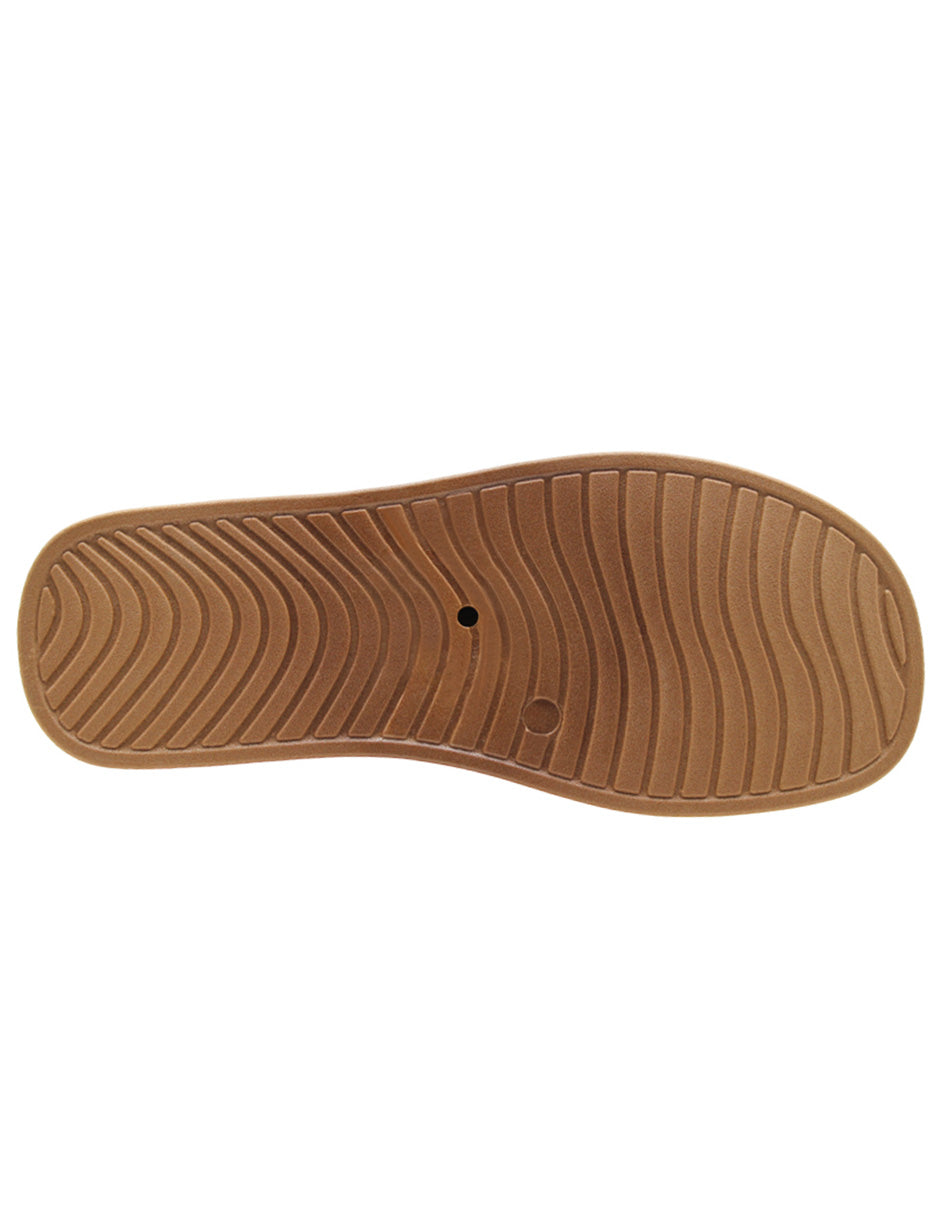 Sandalias de piso Exterior Sintético Color Café Para Mujer De RBCOLLECTION