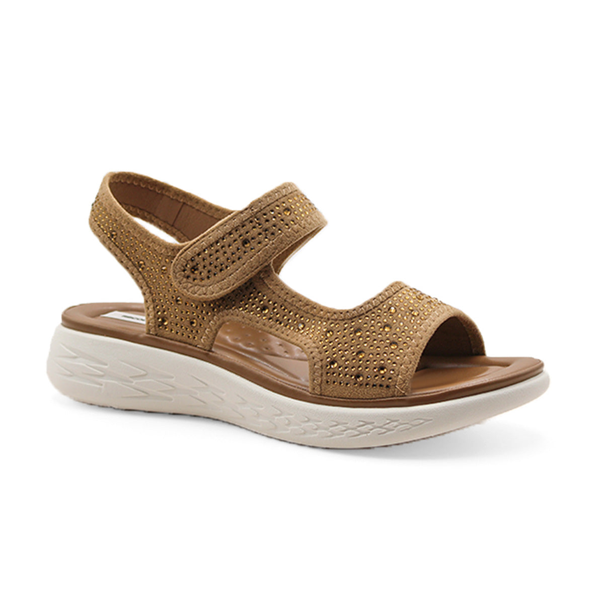 Sandalias de piso  Color Café Para Mujer De RBCOLLECTION