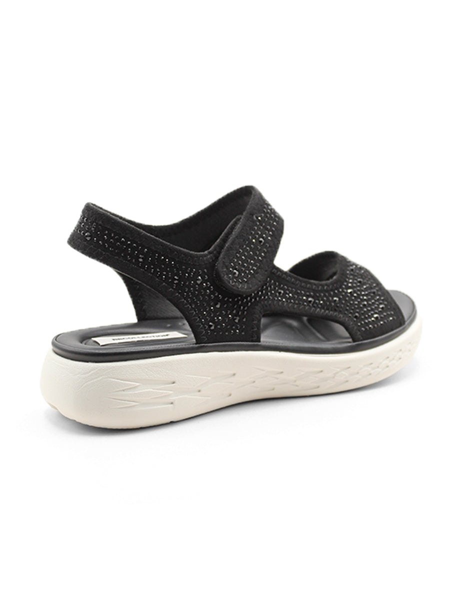 Sandalias de piso  Color Negro Para Mujer De RBCOLLECTION