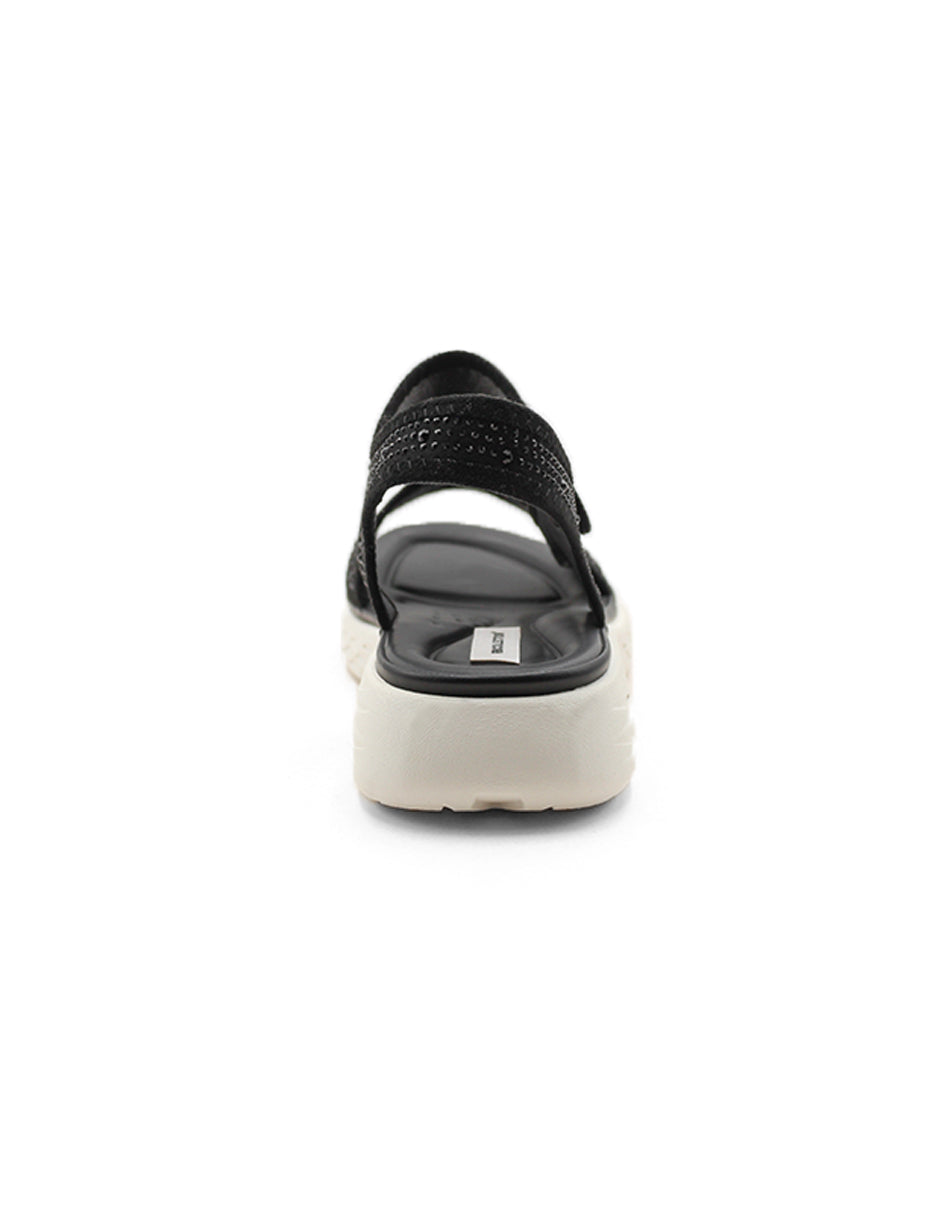 Sandalias de piso  Color Negro Para Mujer De RBCOLLECTION