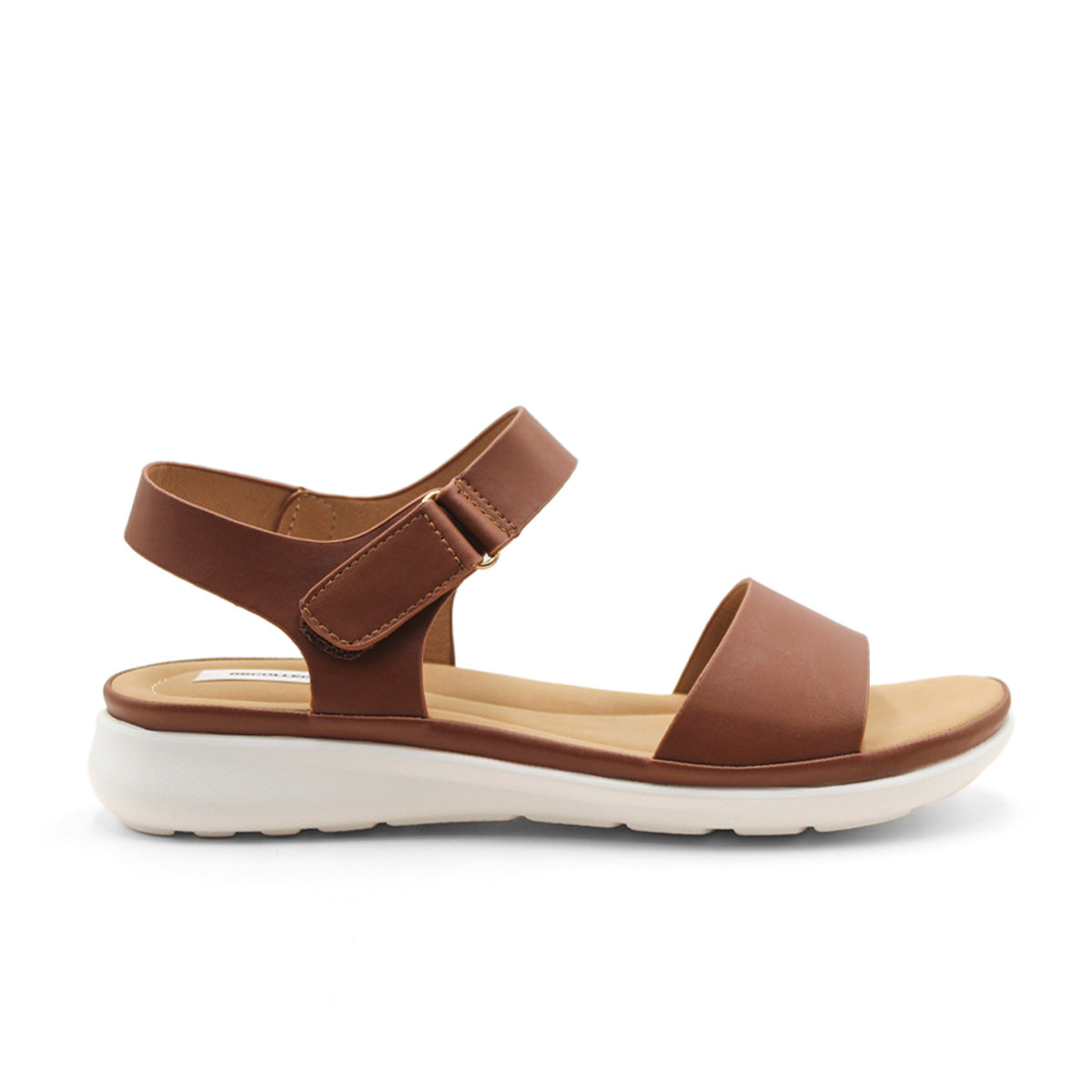Sandalias de piso  Color Café Para Mujer De RBCOLLECTION