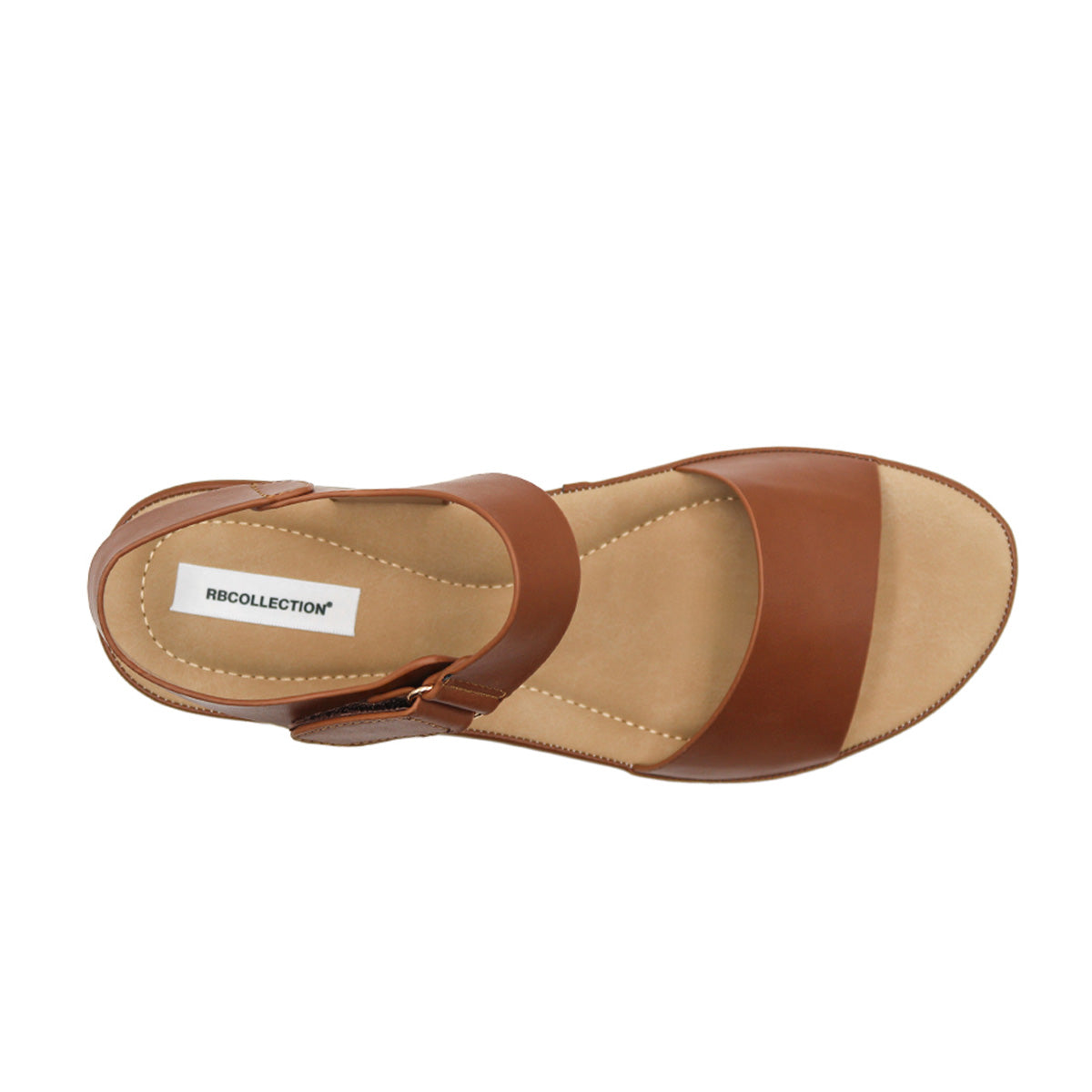 Sandalias de piso  Color Café Para Mujer De RBCOLLECTION