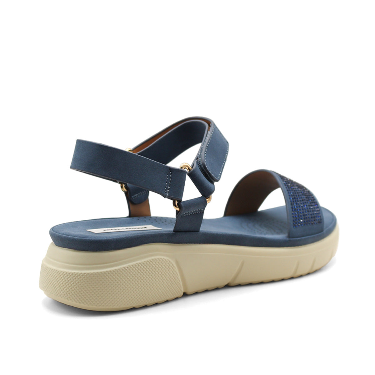 Sandalias de piso  Color Azul Para Mujer De RBCOLLECTION
