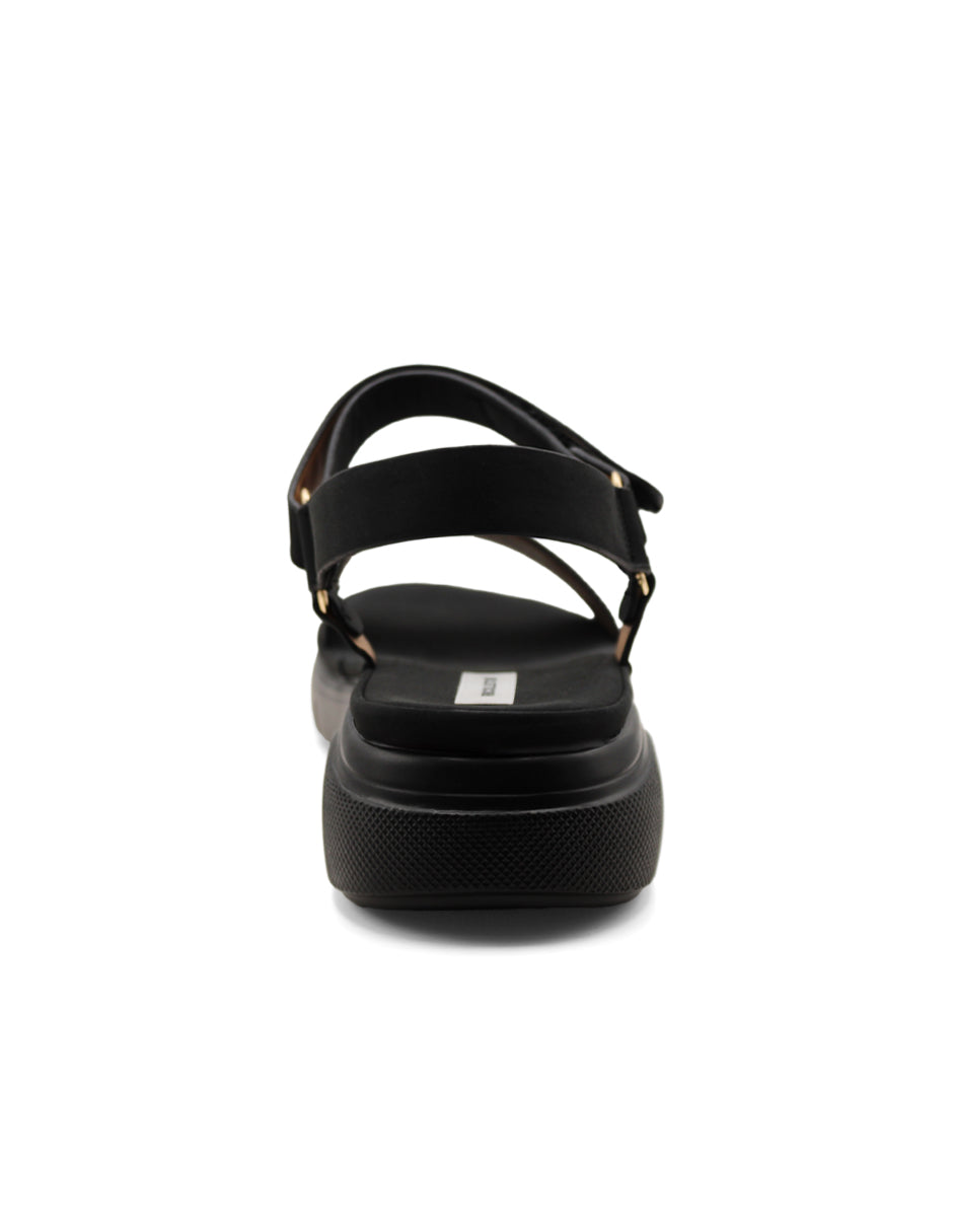 Sandalias de piso  Color Negro Para Mujer De RBCOLLECTION