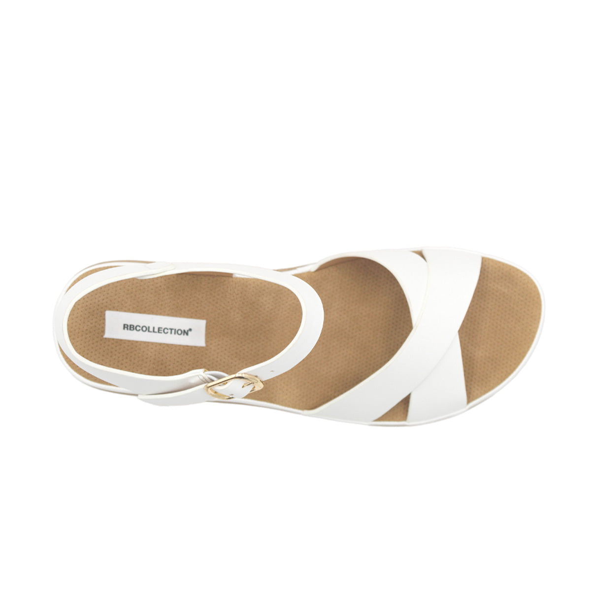 Sandalias con plataforma  Color Blanco Para Mujer De RBCOLLECTION