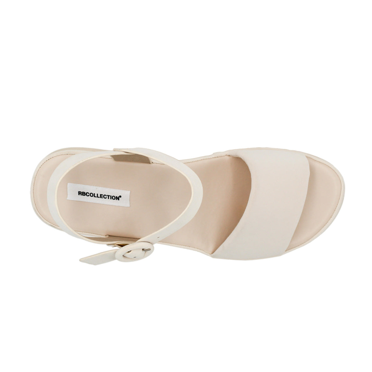 Sandalias de piso  Color Blanco Para Mujer De RBCOLLECTION