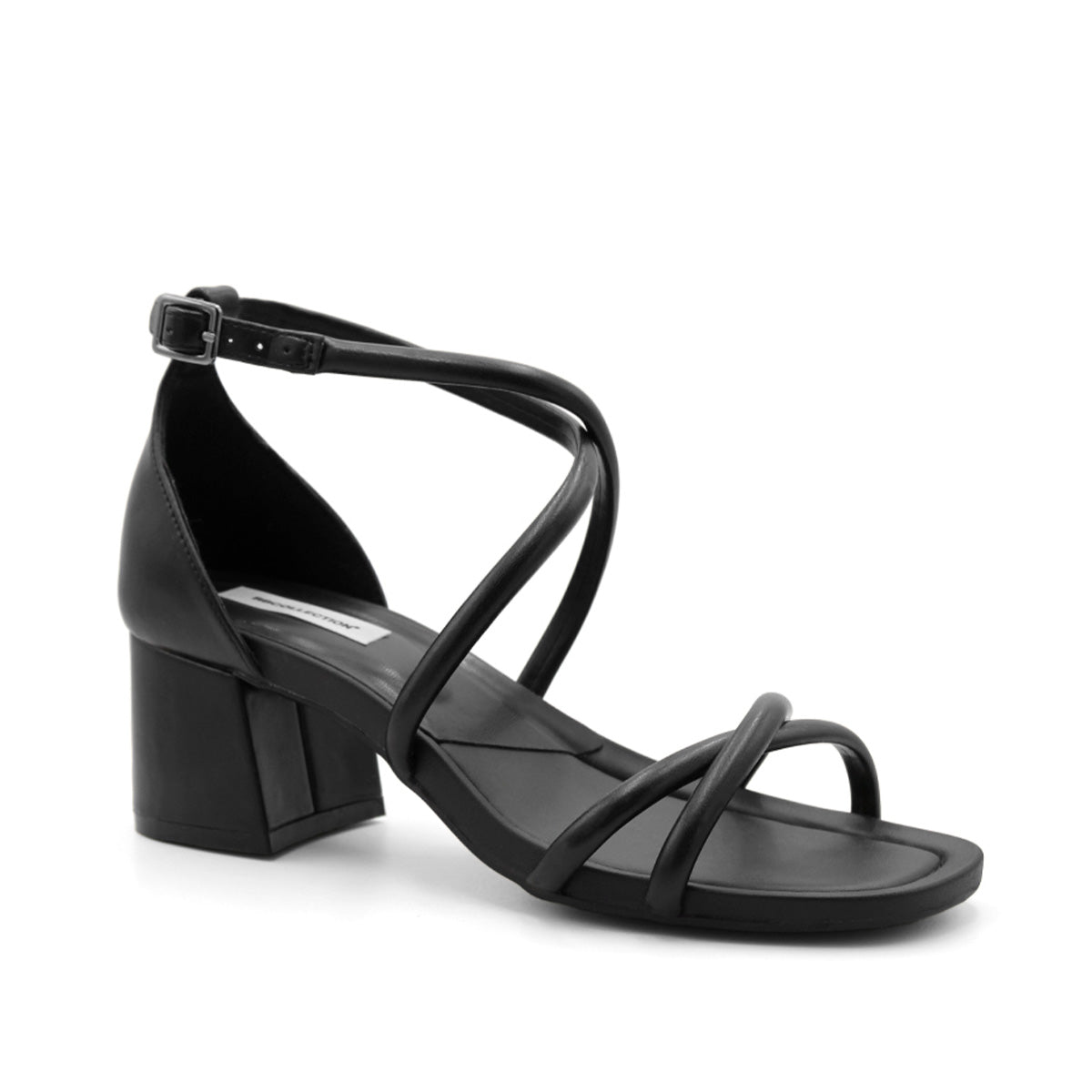 Sandalia con tacon  Color Negro Para Mujer De RBCOLLECTION