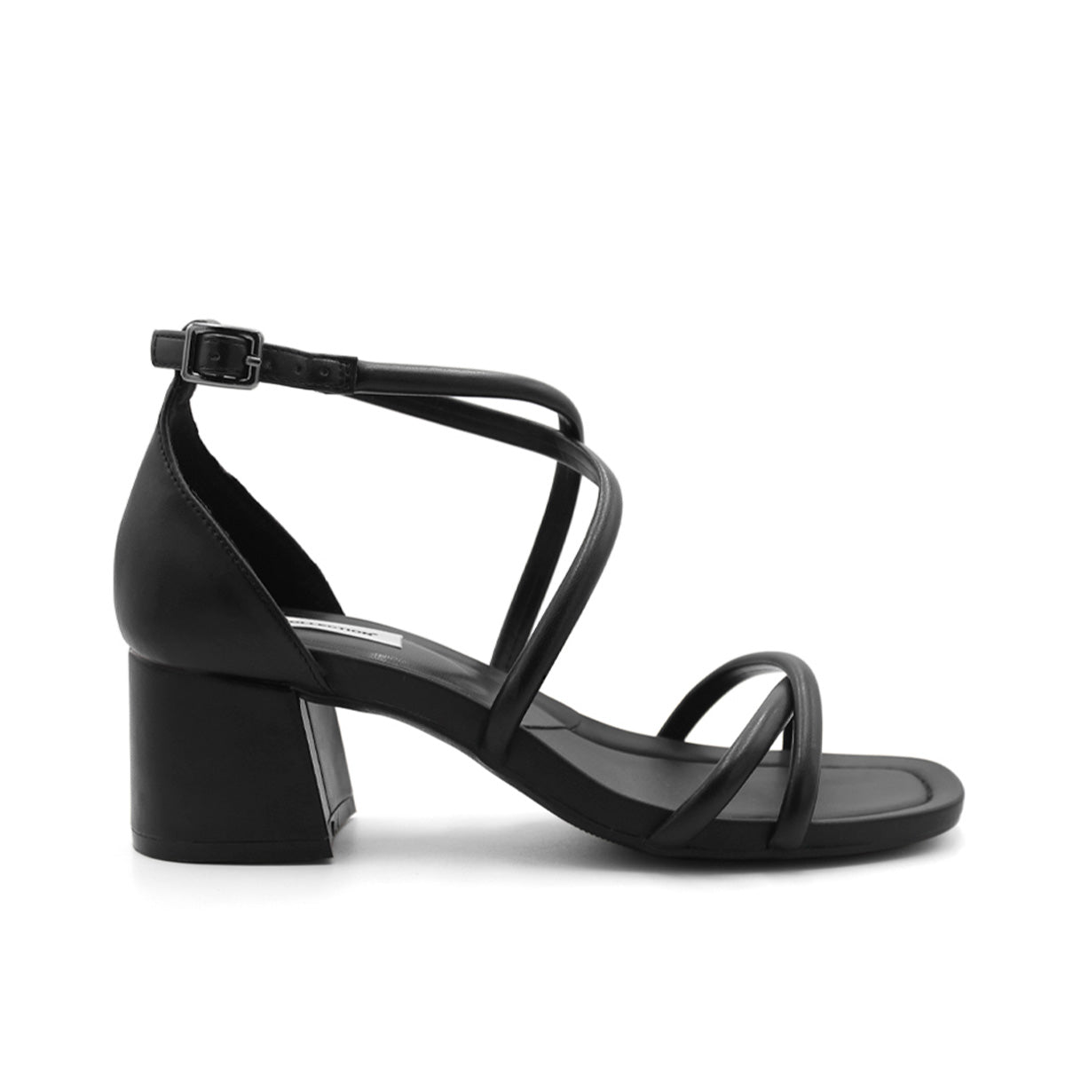 Sandalia con tacon  Color Negro Para Mujer De RBCOLLECTION