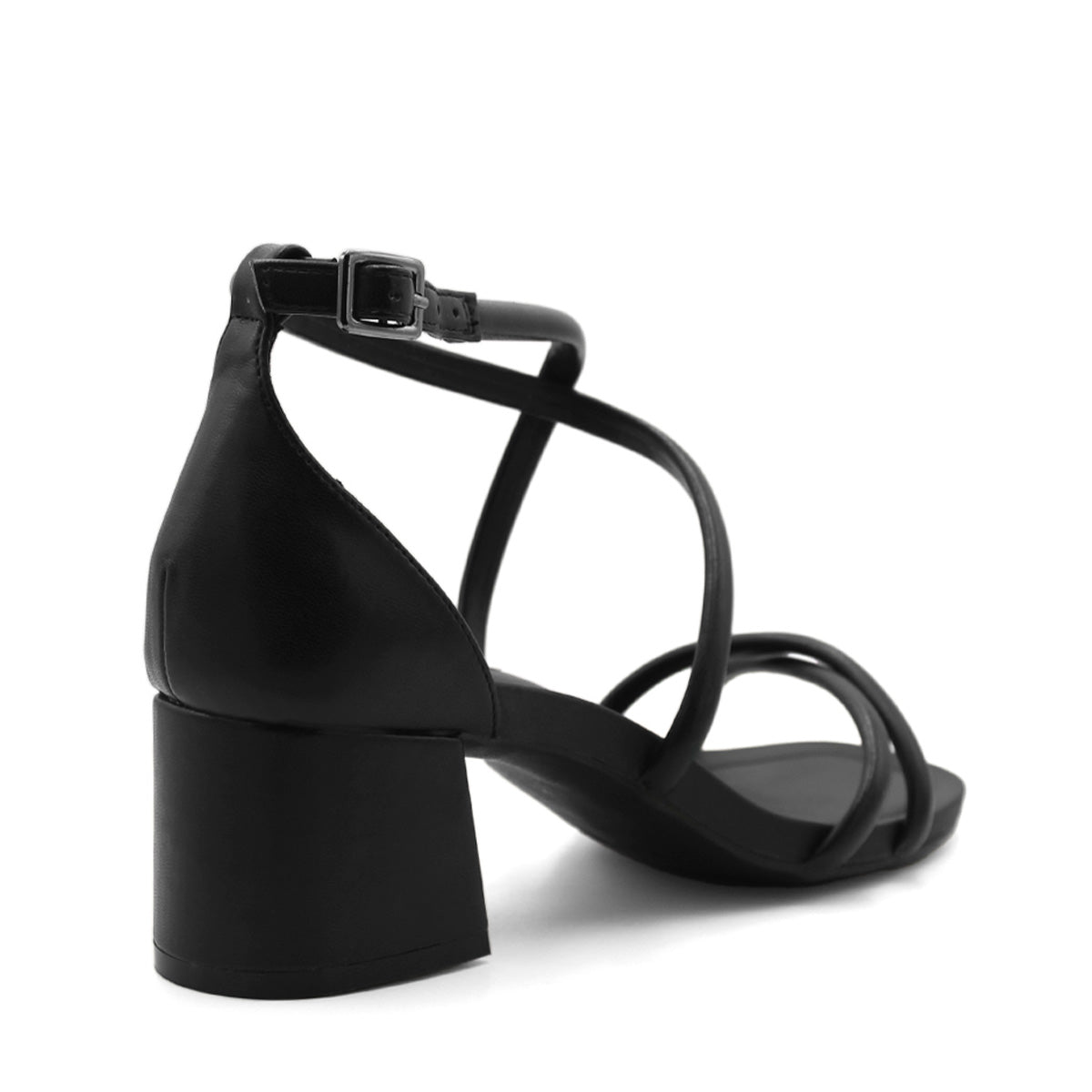 Sandalia con tacon  Color Negro Para Mujer De RBCOLLECTION