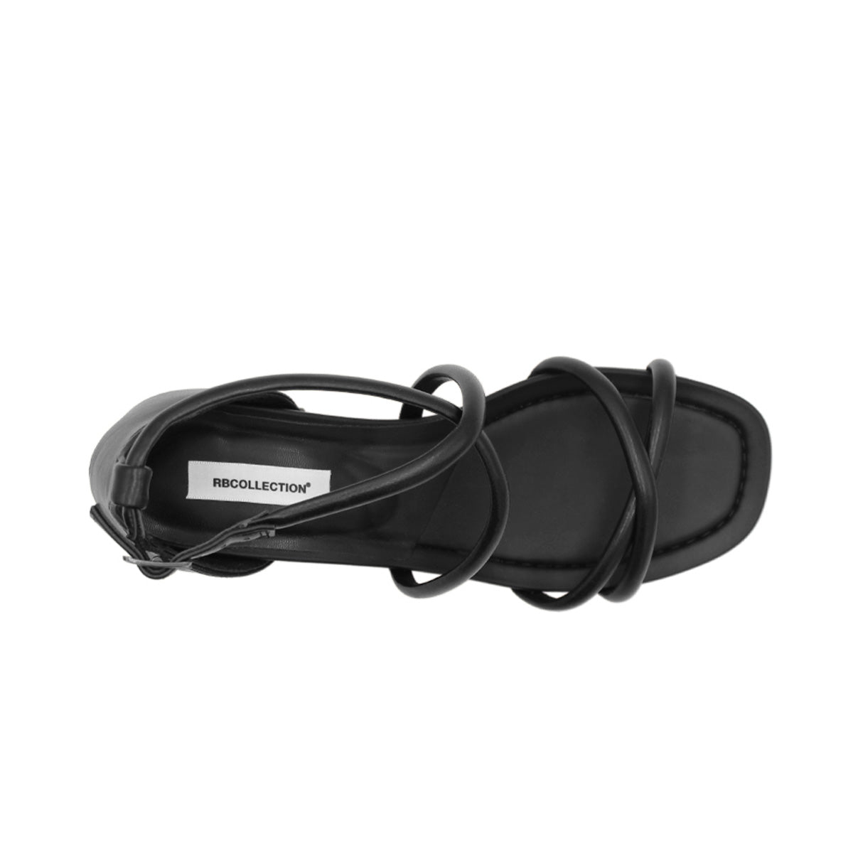 Sandalia con tacon  Color Negro Para Mujer De RBCOLLECTION