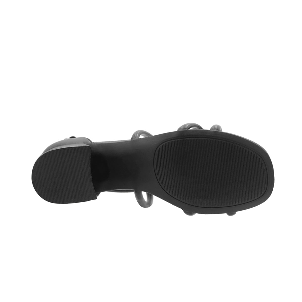 Sandalia con tacon  Color Negro Para Mujer De RBCOLLECTION