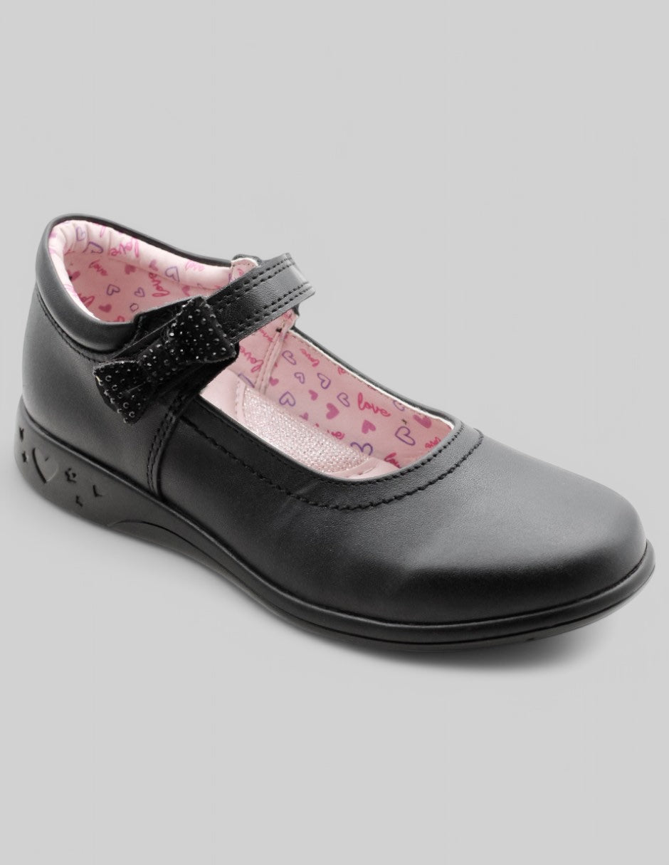 Escolar Exterior Piel Color Negro Para Niña De RBCOLLECTION