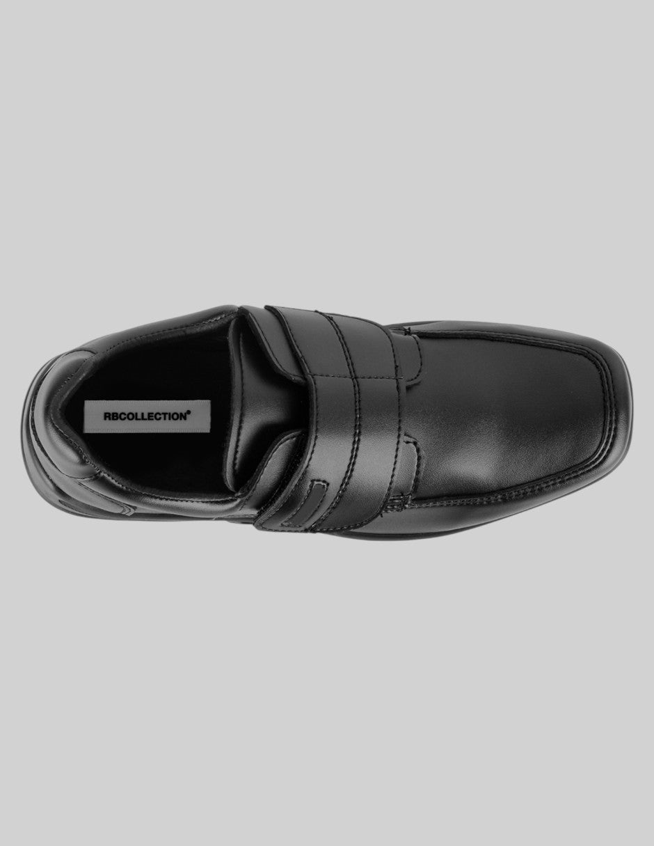 Escolar Kids  en Piel vegana – Negro