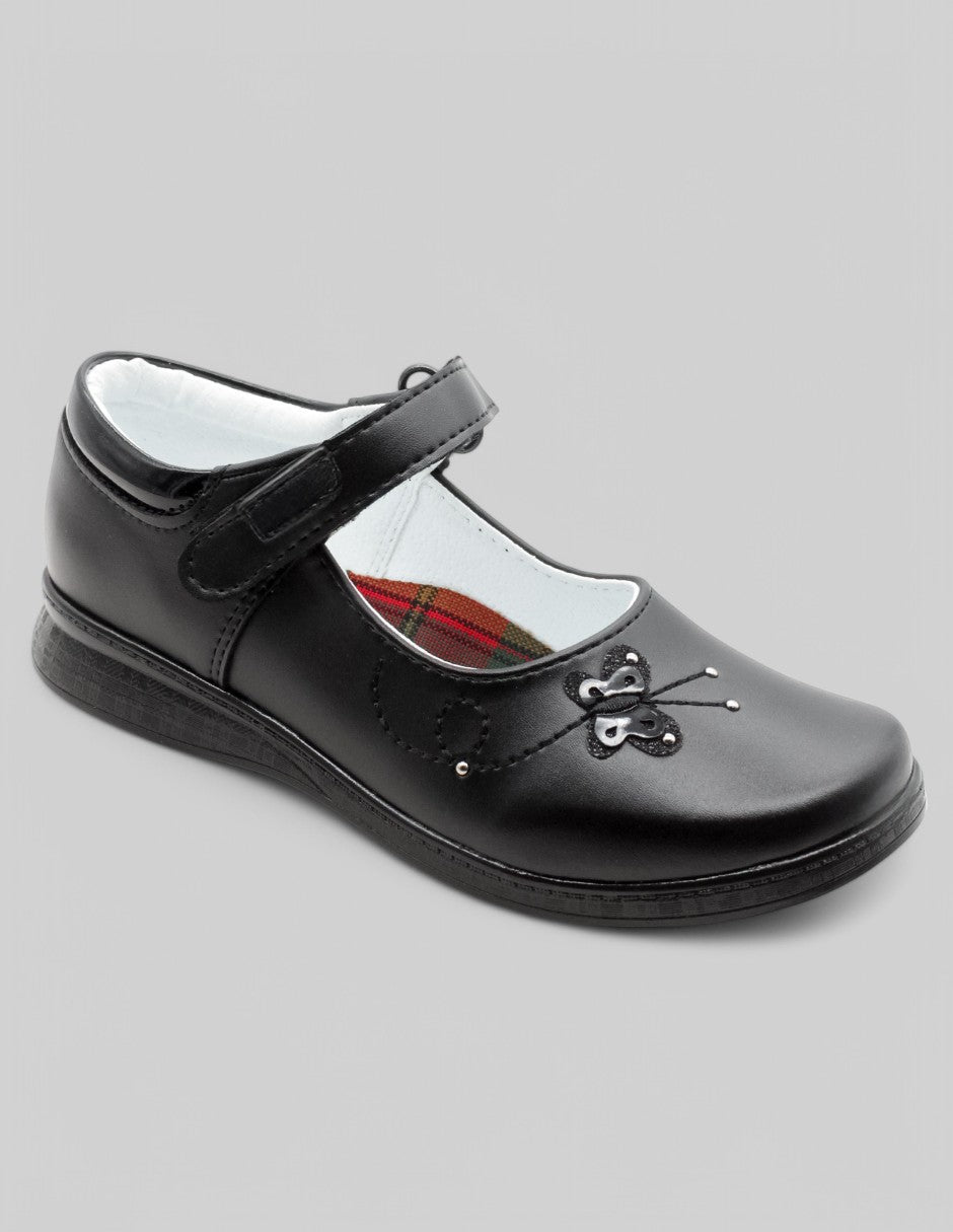 Escolar Exterior Piel Color Negro Para Niña De RBCOLLECTION