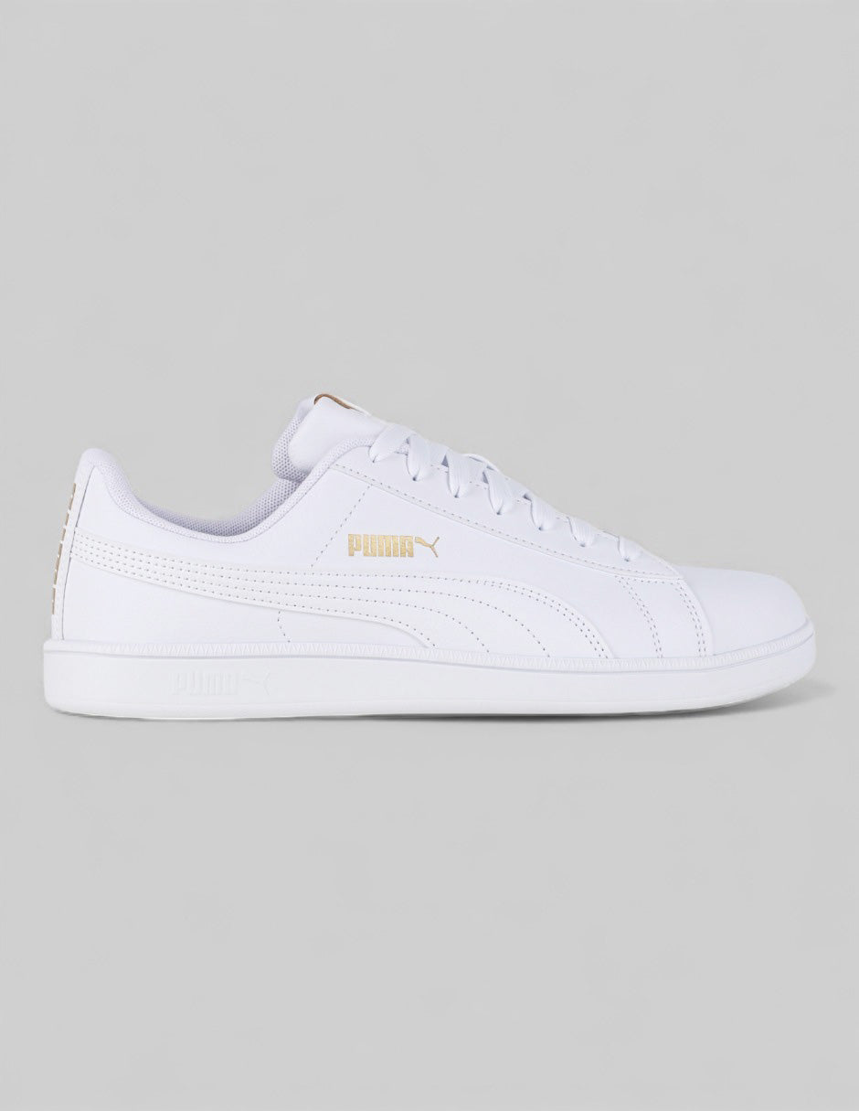 Tenis con cordones  UP  en Piel vegana – Blanco
