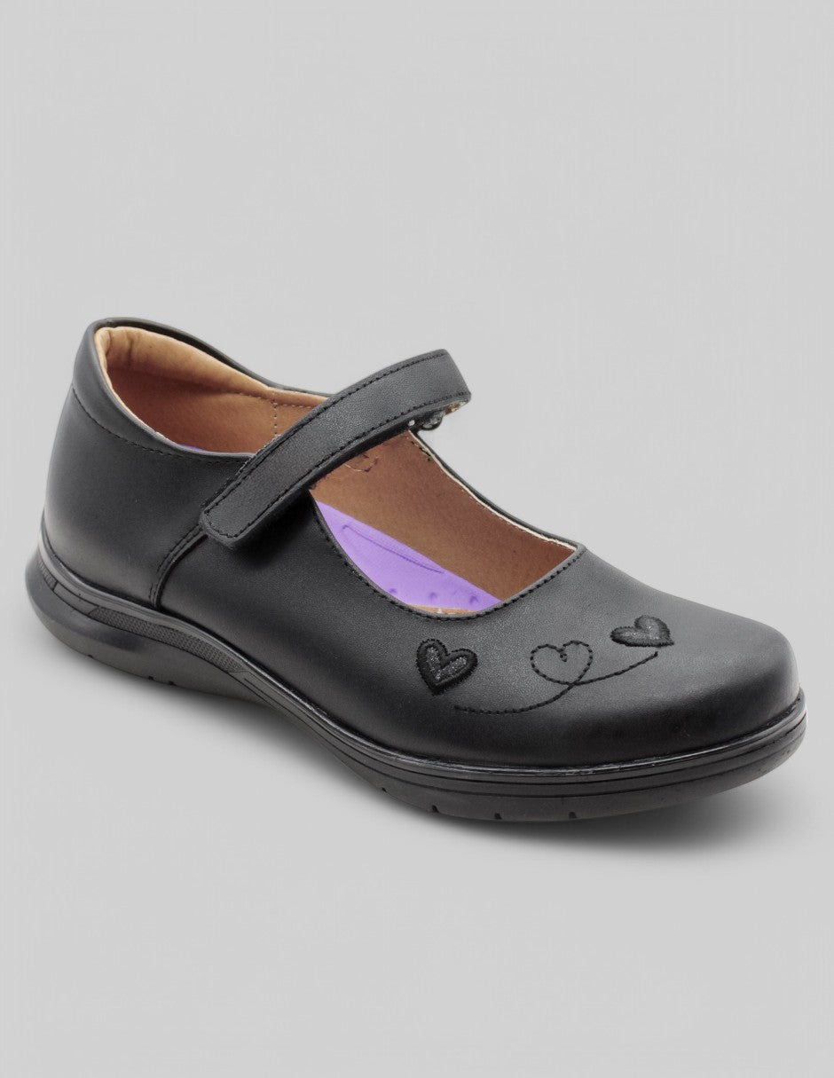 Escolar Exterior Piel Color Negro Para Niña De RBCOLLECTION