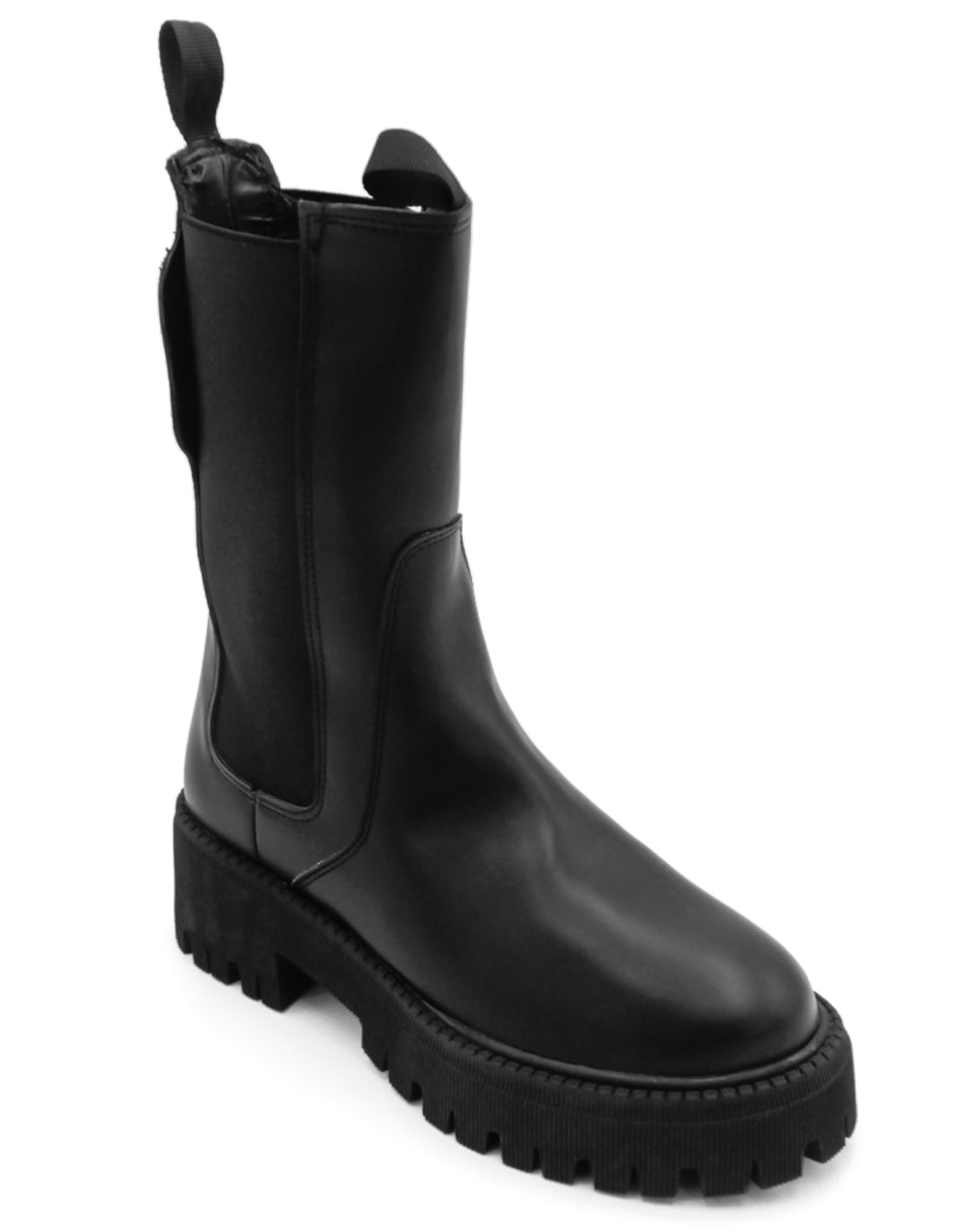 Botas casuales Exterior Piel Vegana Color Negro Para Mujer De RBCOLLECTION