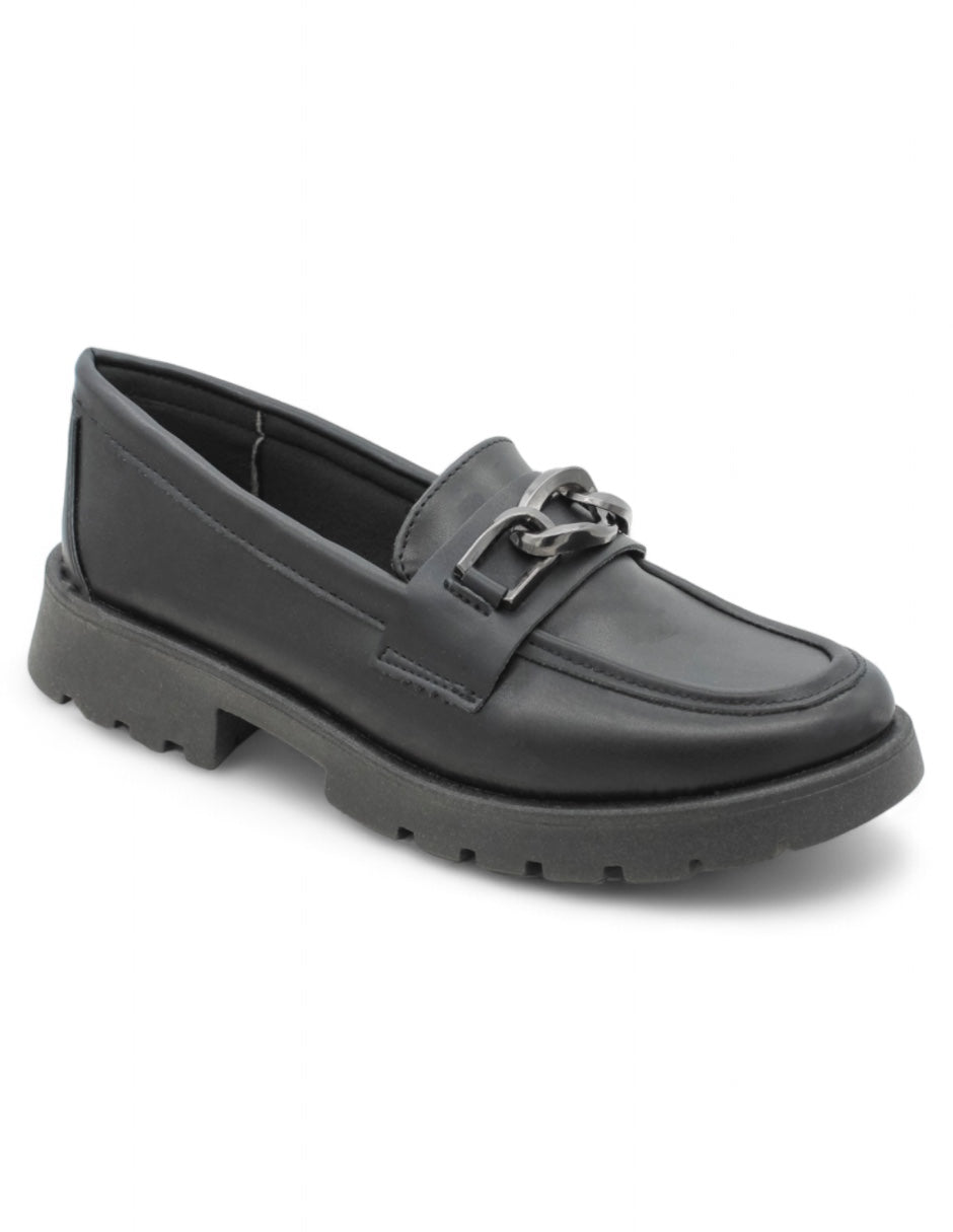 Mocasines Exterior Piel vegana Color Negro Para Mujer De RBCOLLECTION