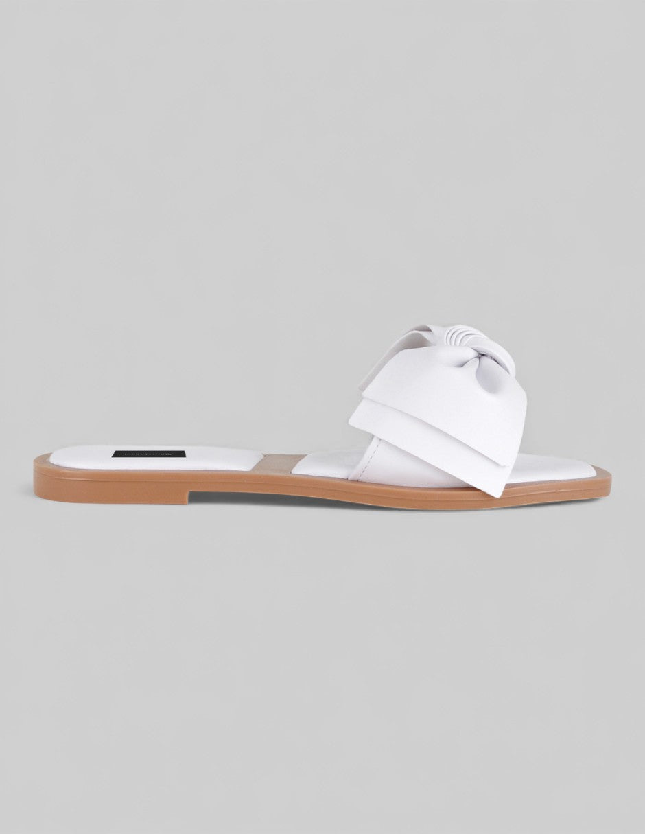 Sandalias de piso  en Textil - Blanco