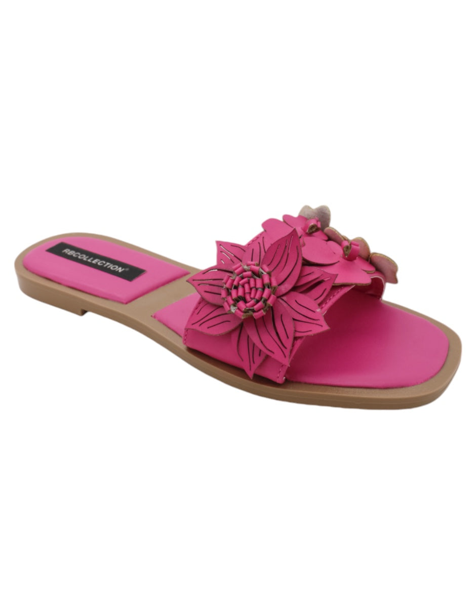 Sandalias de piso Exterior Textil Color Rosa Para Mujer De RBBASICS