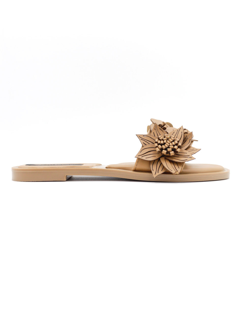 Sandalias de piso  en Textil - Café