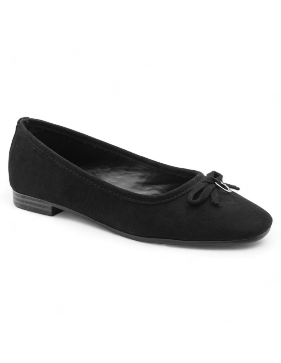 Flats clásicas Exterior Gamuza sintética Color Negro Para Mujer De RBCOLLECTION