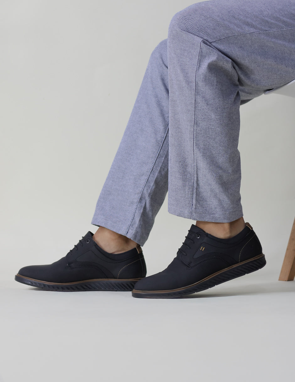 Oxford  en Textil - Negro