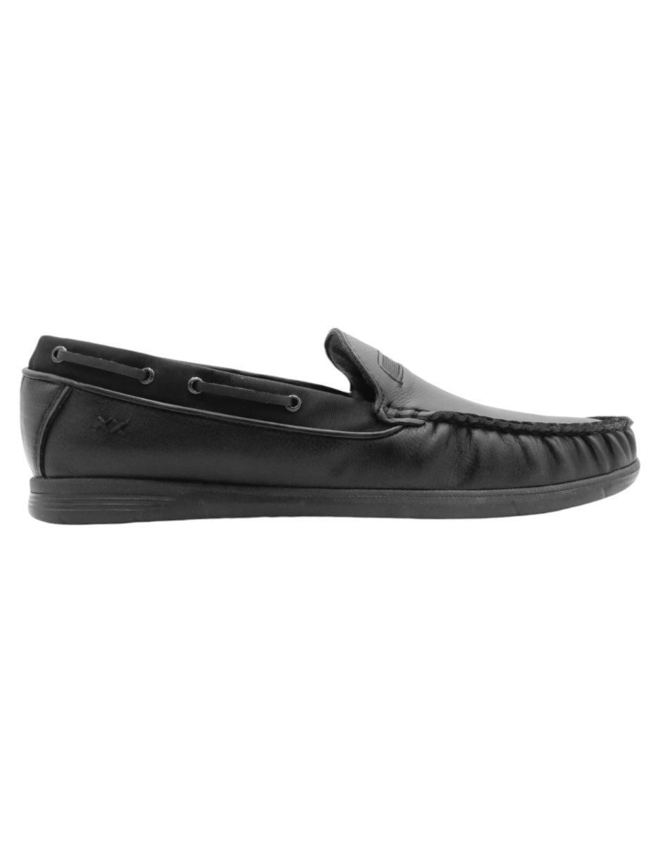 Mocasines  en Piel - Negro