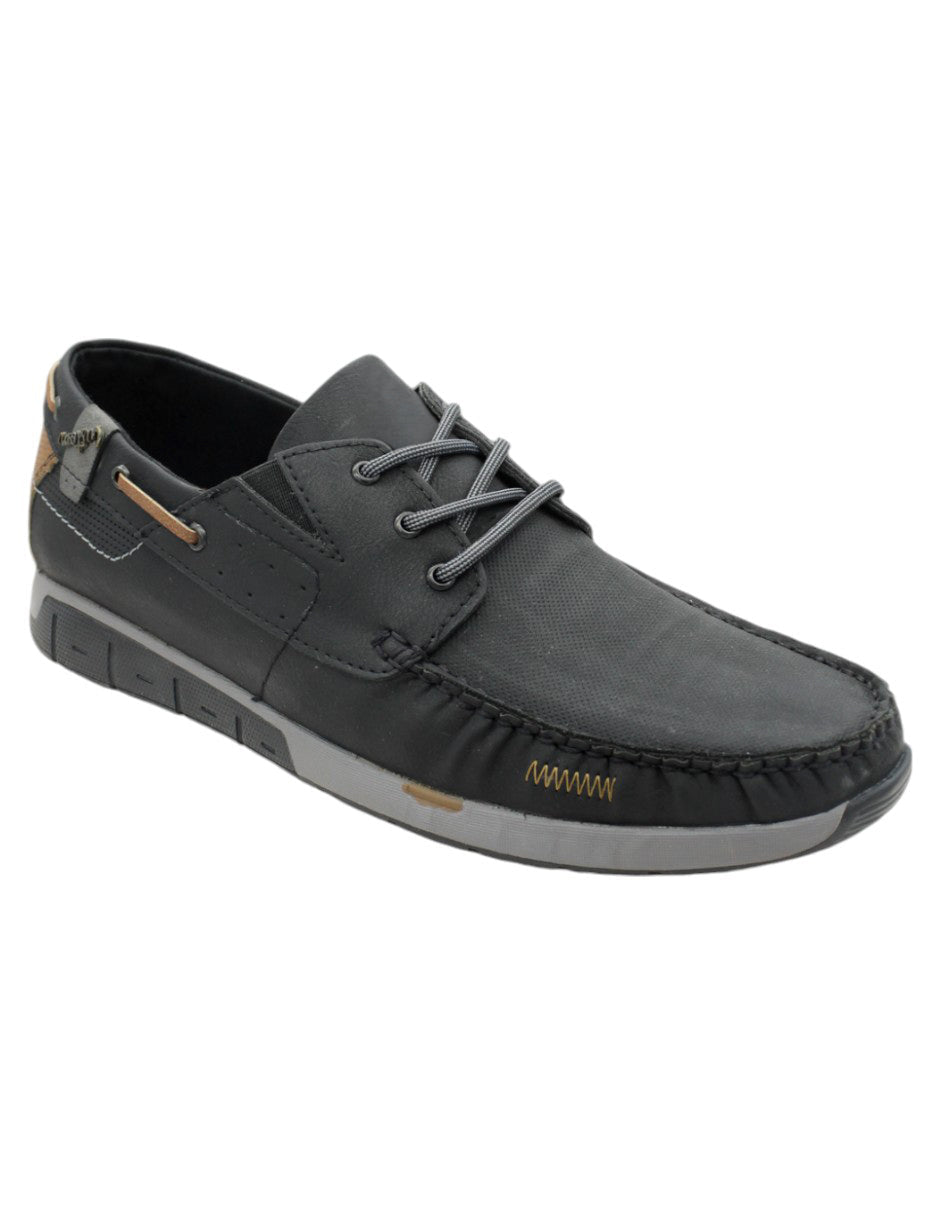 Mocasines Exterior Piel Color Negro Para Hombre De RBCOLLECTION