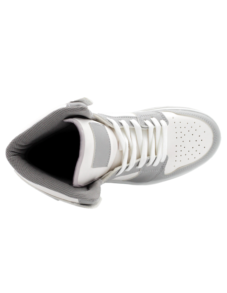 Tenis con cordones BEER en Sintético - Gris