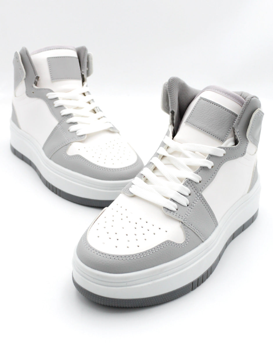 Tenis con cordones BEER en Sintético - Gris