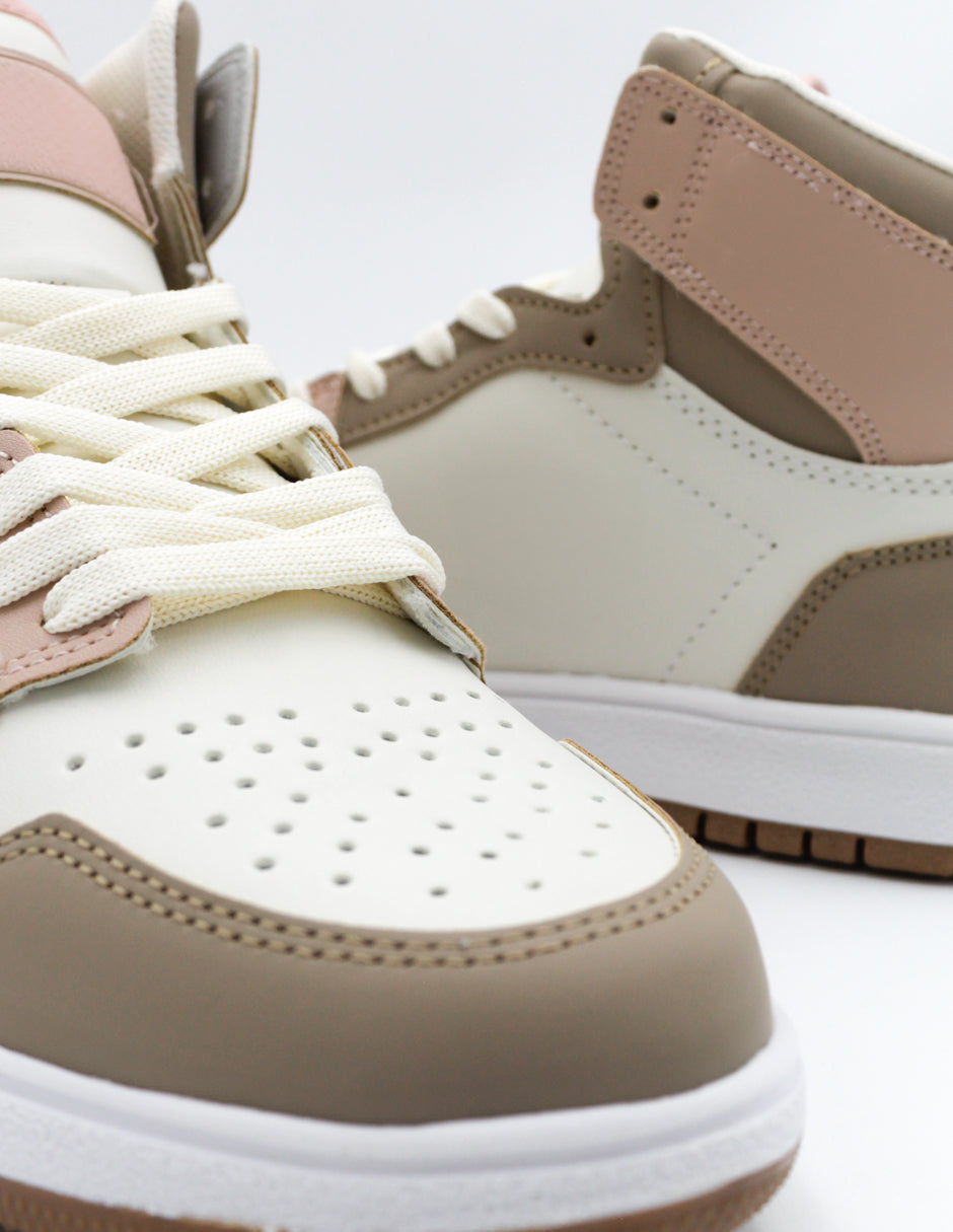 Tenis con cordones BEER en Sintético - Rosa