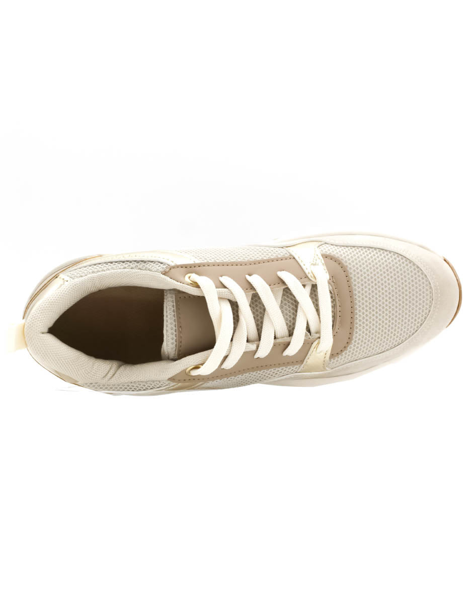 Tenis tipo Deportivo  BEAR en TEXTIL - Beige