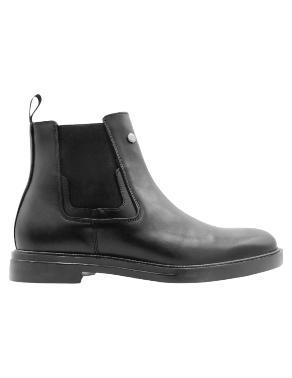 Botas casuales  en Piel - Negro