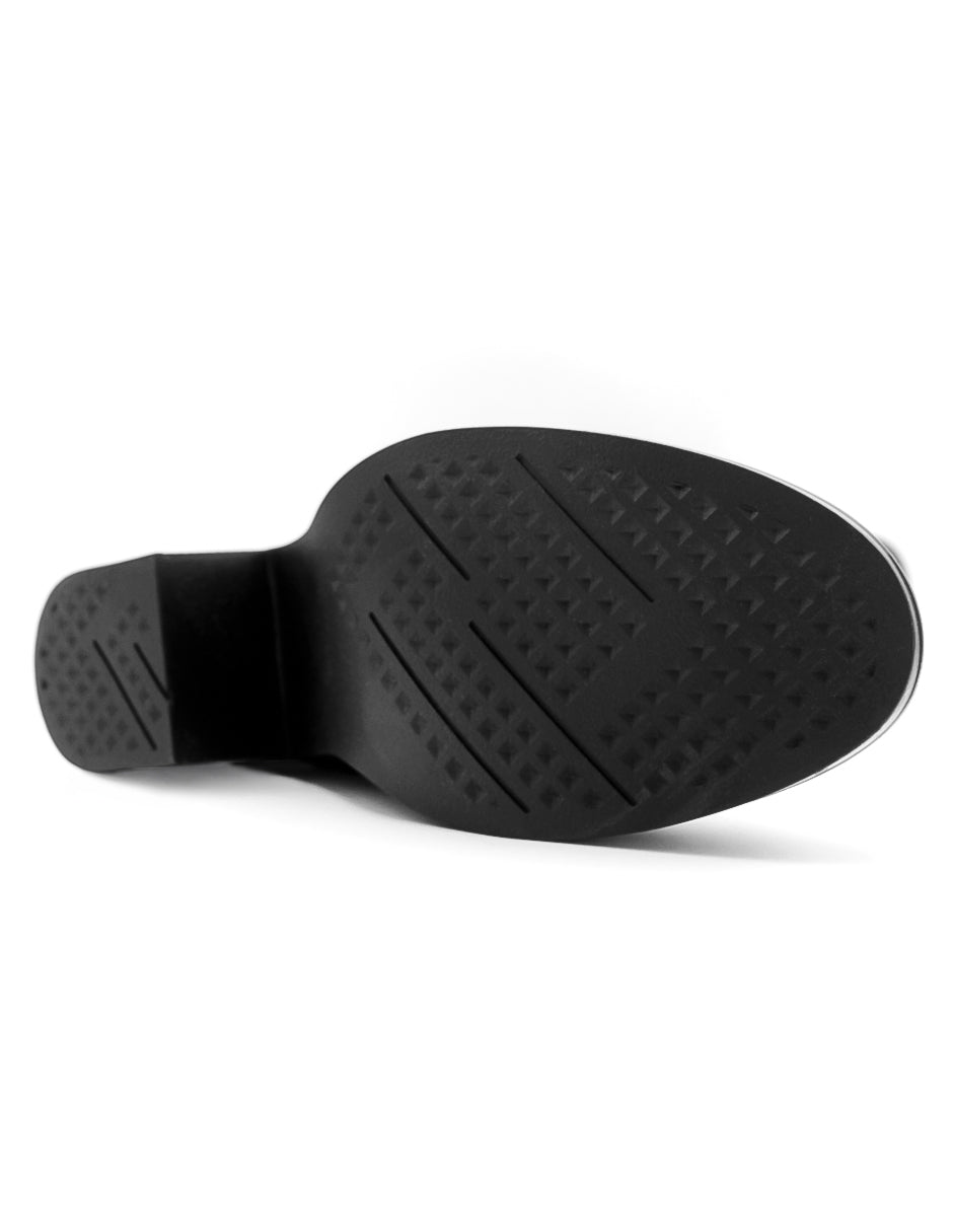 Botas Altas Hillié en Piel – Negro