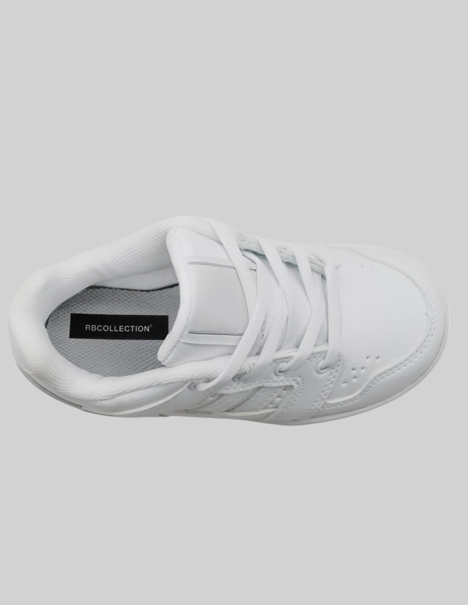 Tenis Kids en Piel vegana – Blanco