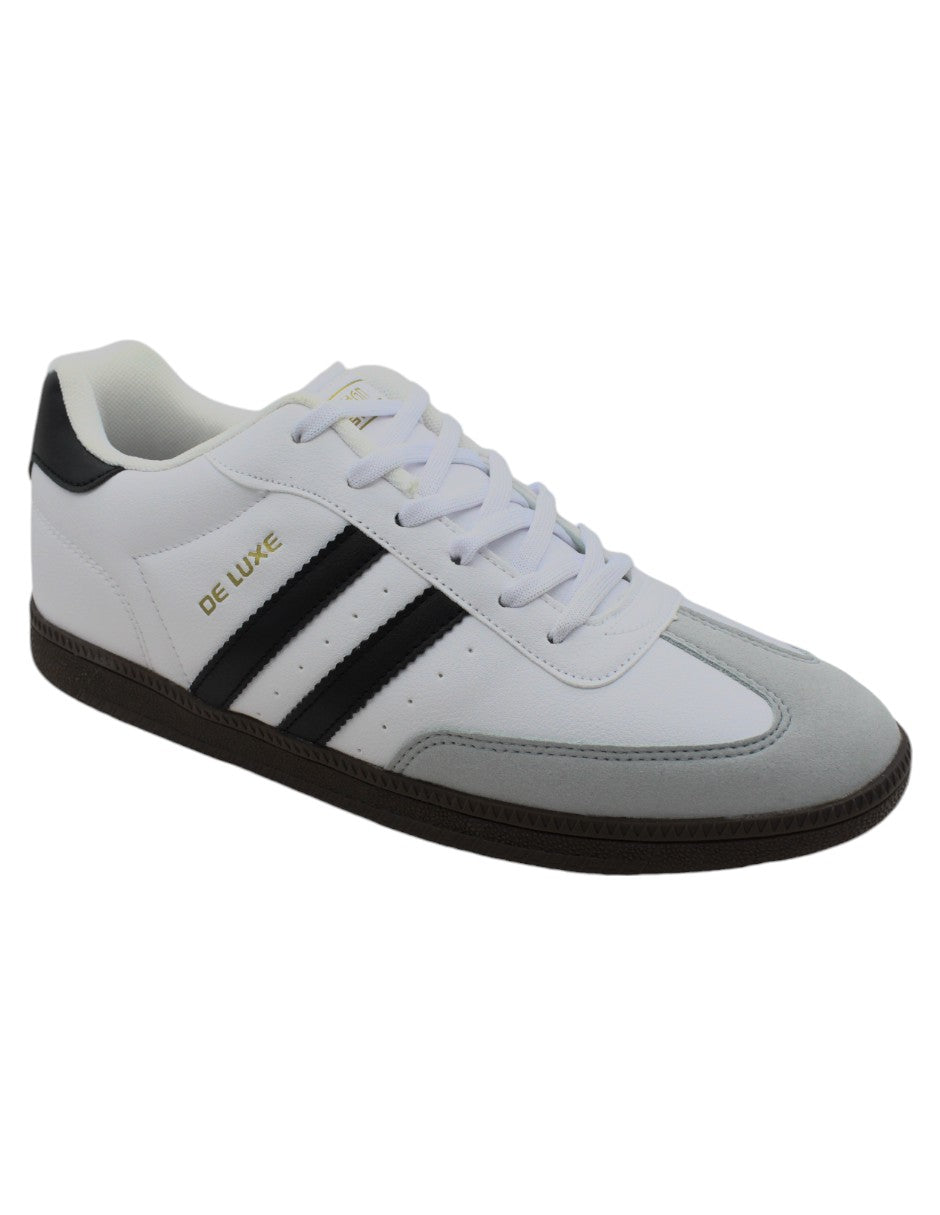 Tenis con cordones Exterior Piel vegana Color Blanco Para Hombre De RBCOLLECTION