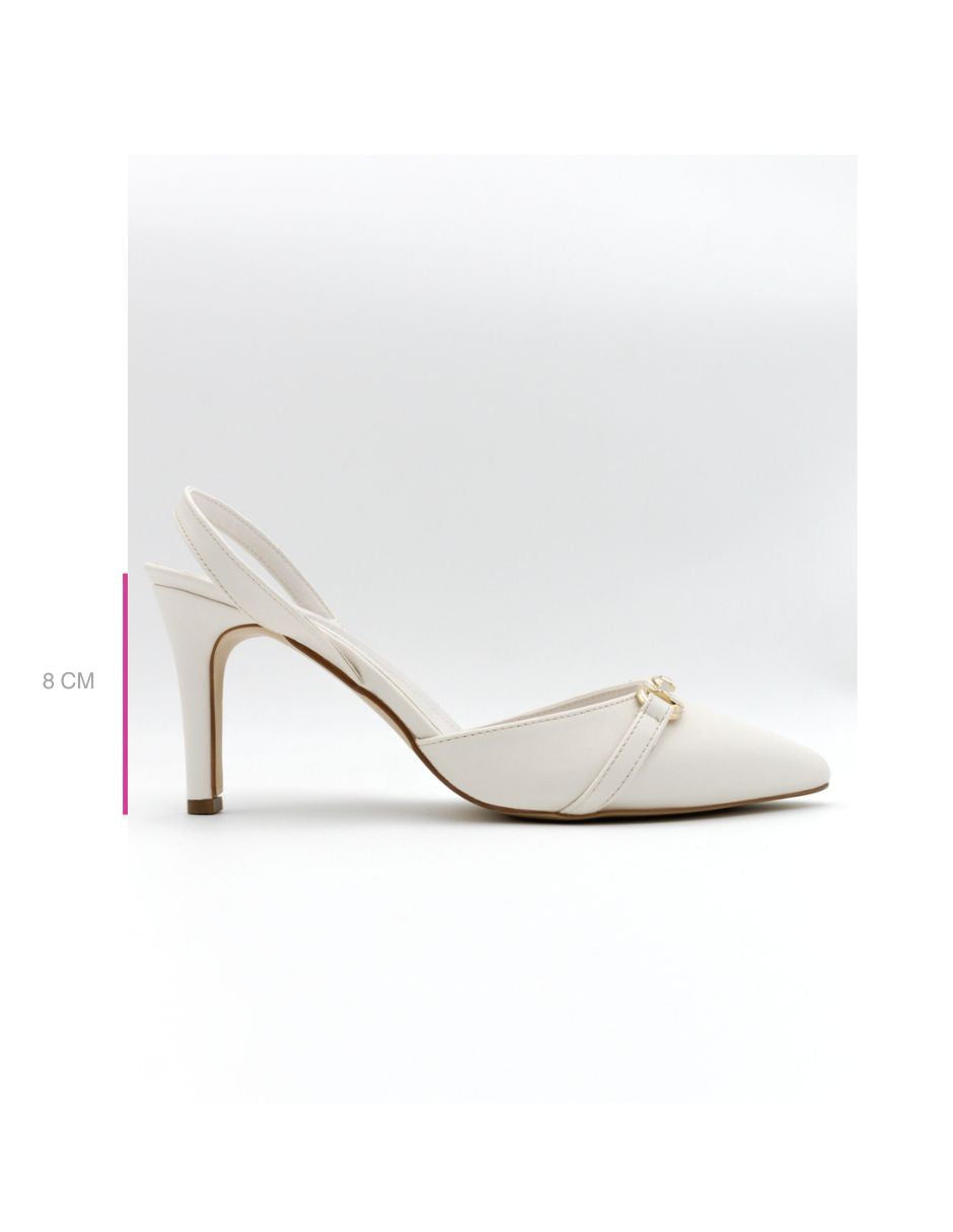 Zapatillas en Piel vegana - Blanco