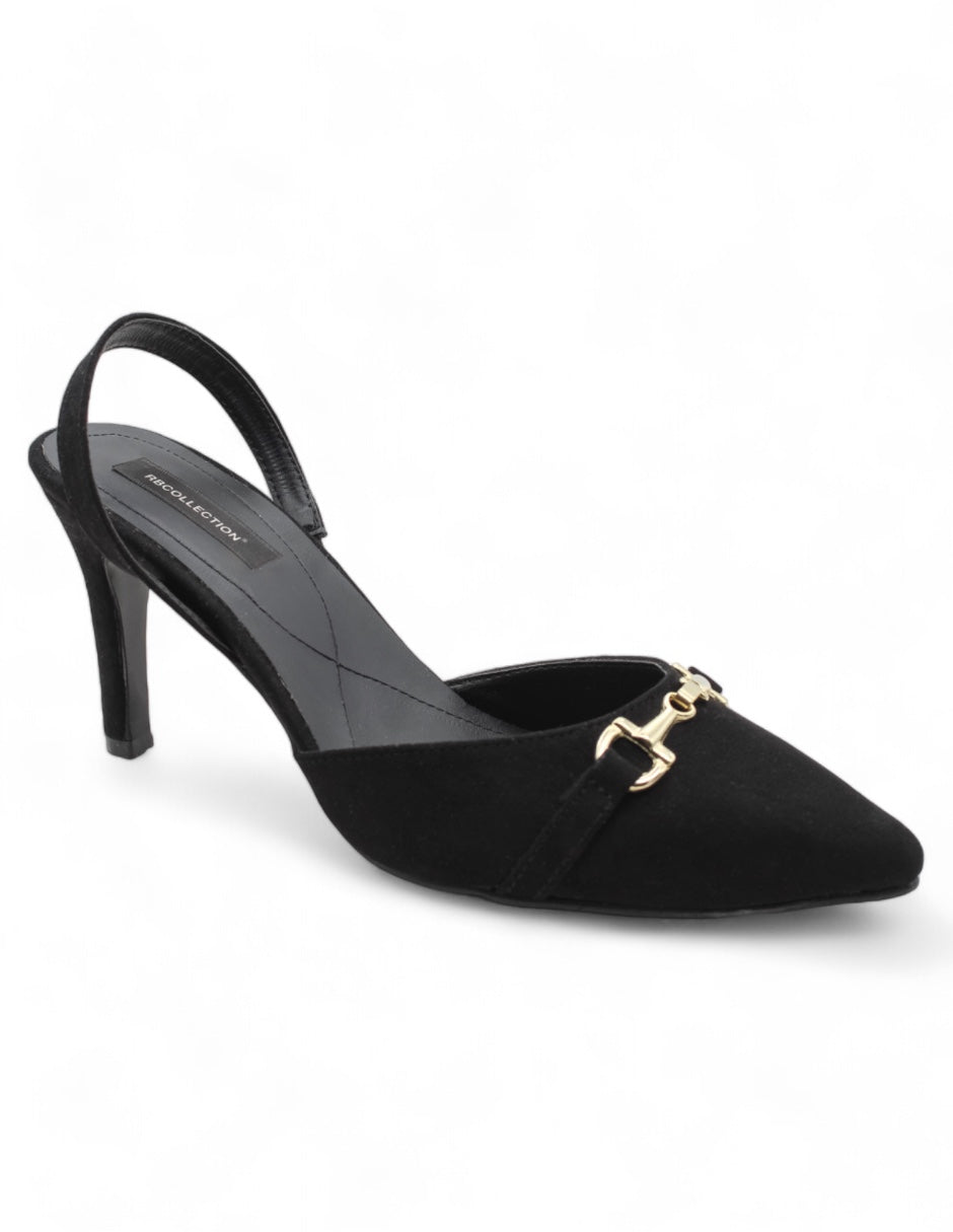 Zapatillas Exterior Gamuza sintética Color Negro Para Mujer De RBCOLLECTION