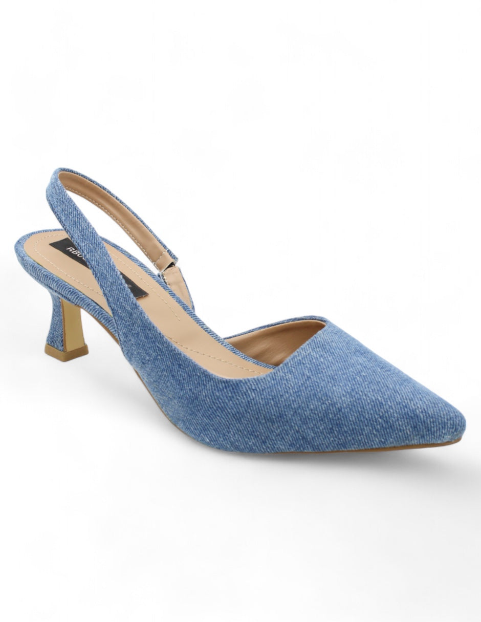Zapatillas Exterior Textil Color Azul Para Mujer De RBCOLLECTION