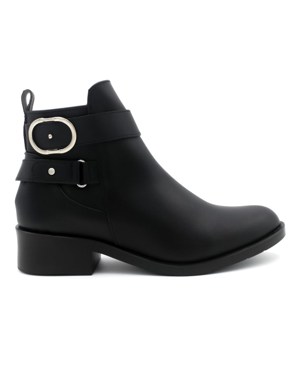 Botas casuales  en Piel Vegana - Negro