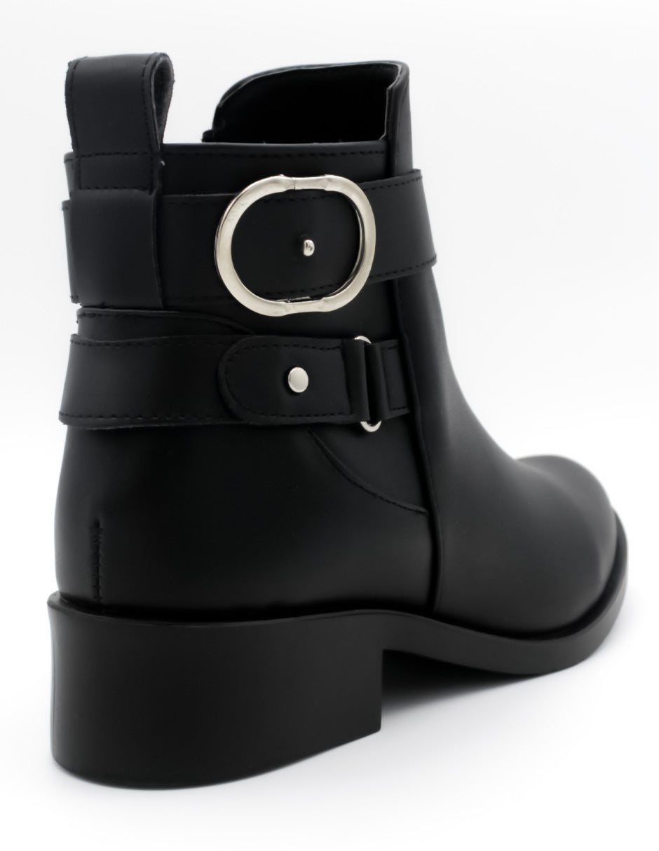 Botas casuales  en Piel Vegana - Negro