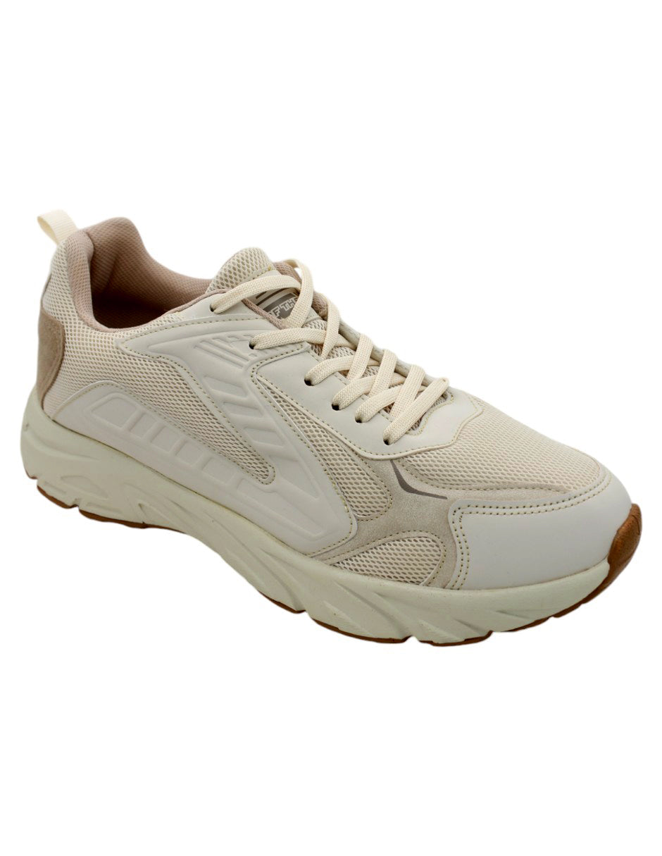 Tenis tipo deportivo Exterior Textil Color Beige  Para Hombre De RBMOVE