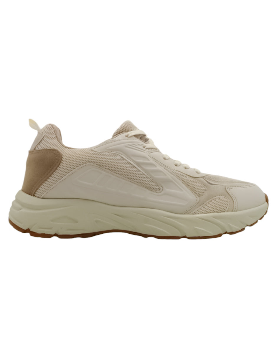 Tenis tipo deportivo STR en Textil - Beige