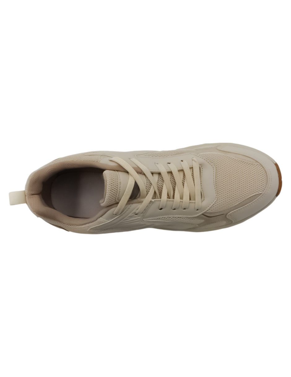 Tenis tipo deportivo STR en Textil - Beige