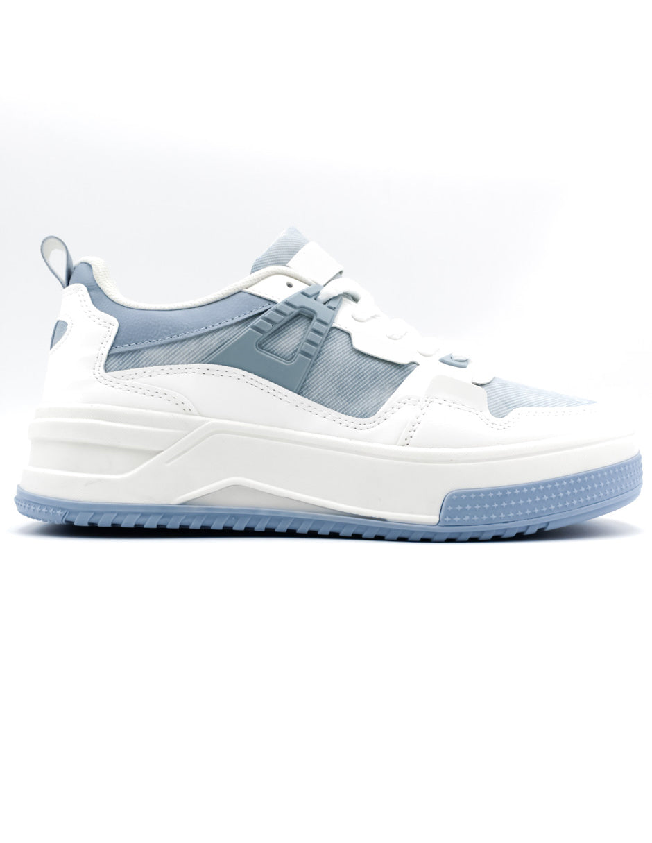 Tenis con Cordones  STAR en TEXTIL color Azul