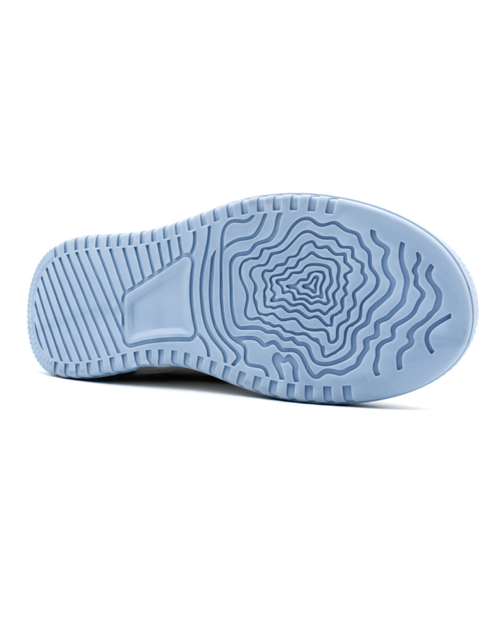 Tenis con Cordones  STAR en TEXTIL color Azul